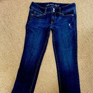 2 pair Artist Crop Jeans by American Eagle